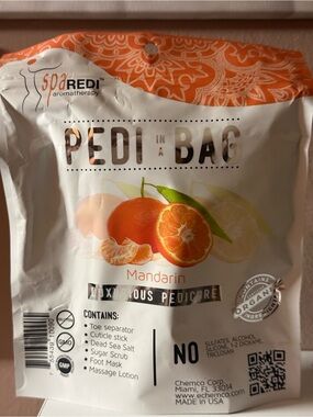 Mandarin Pedi-in-a-Bag Kids One Piece - Orange